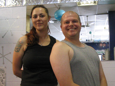 Sage and Harold, pre-tattoo.